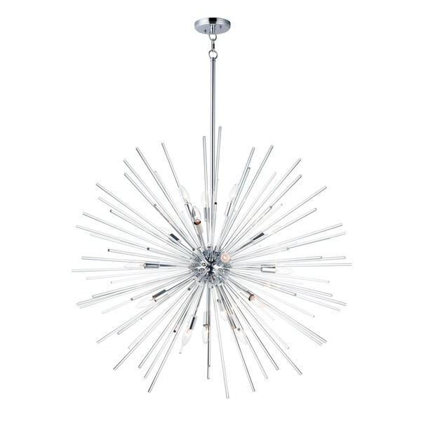 Maxim Lighting Polaris 16-Light 40" Wide Polished Chrome Pendant Light 28666CLPC - main